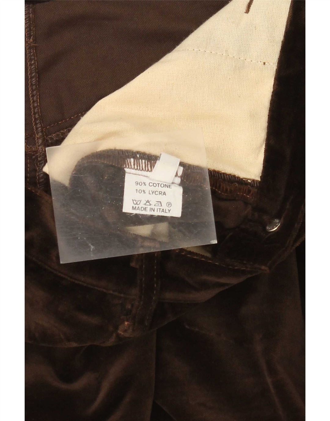Damska spódnica ołówkowa Blumarine IT 44 Medium W28 Brązowa bawełna
