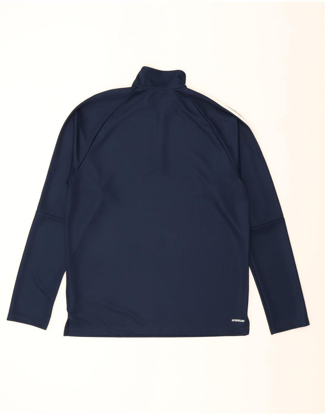 Dres męski Adidas Aeroready z zamkiem błyskawicznym na szyi, duży, granatowy