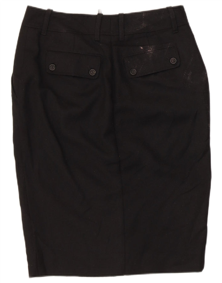 Damska spódnica ołówkowa z grafiką Belstaff IT 44 Medium W30 Czarna wełna