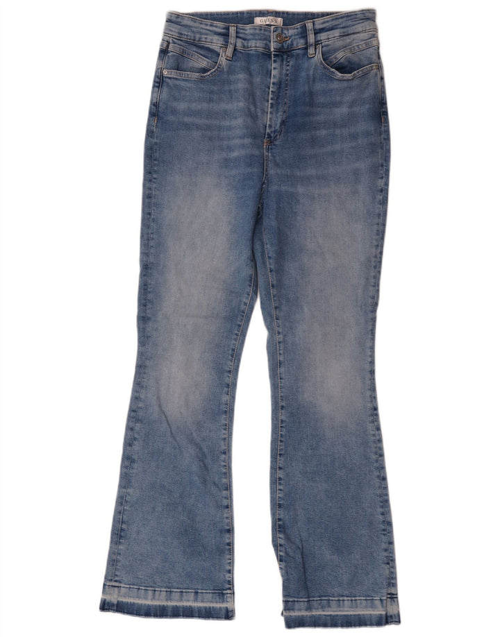 Guess Damskie jeansy Bootcut W30 L30 Niebieskie bawełniane