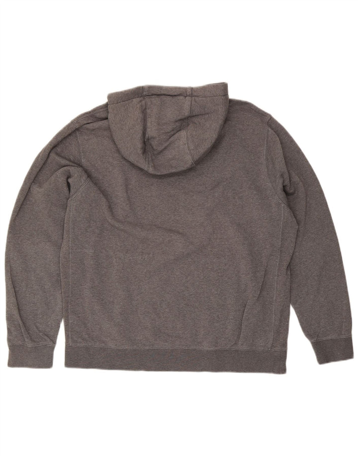 Męski sweter z kapturem Nike, duży, szary, bawełniany