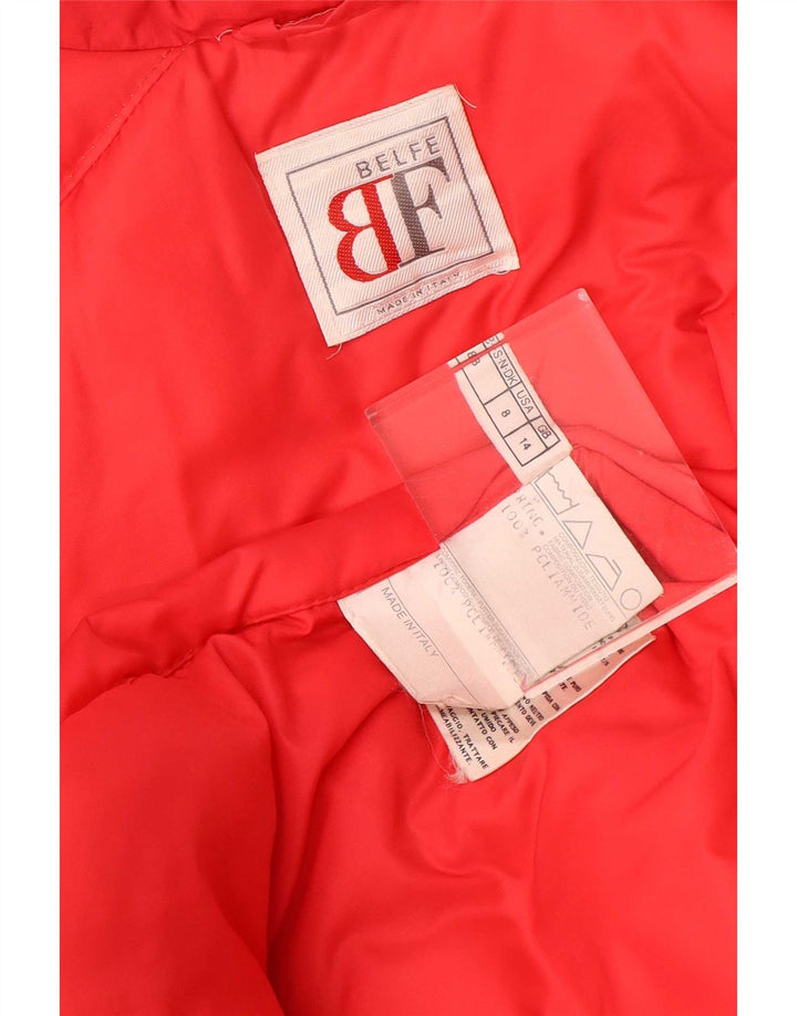 Dwurzędowy, oversize'owy płaszcz damski Belfe UK 14 Medum Red