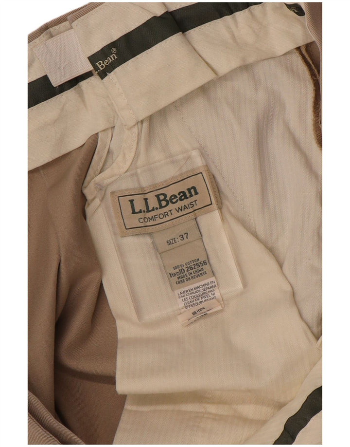 Męskie spodnie chino L.L.BEAN W37 L31 beżowa bawełna
