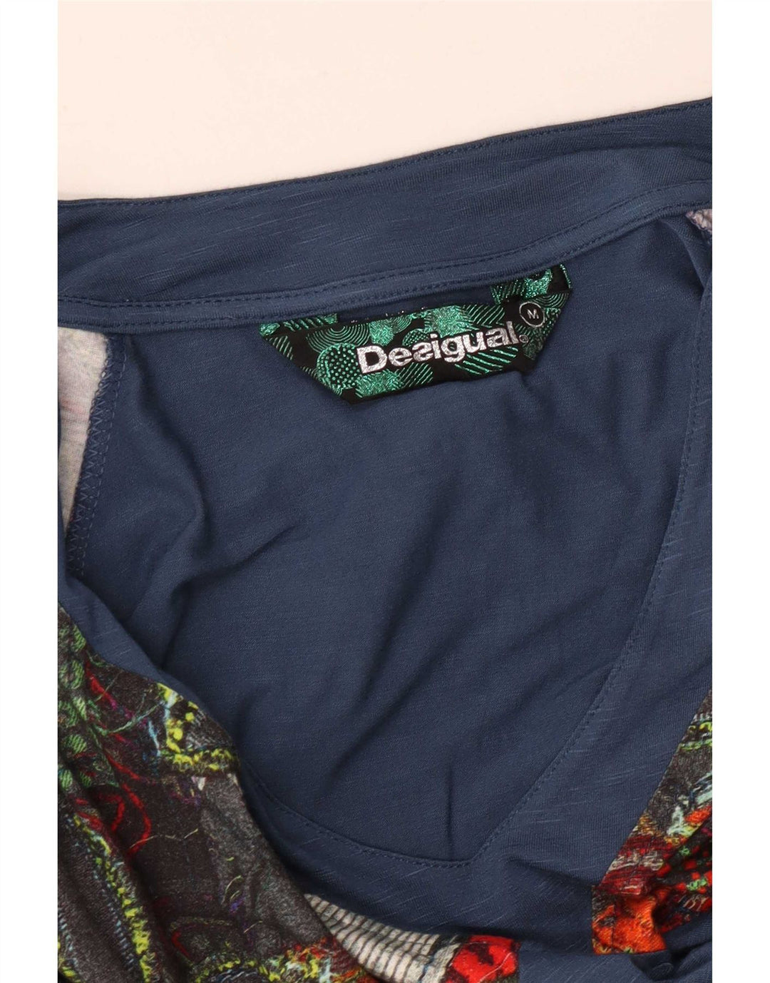 Damska sukienka z grafiką Desigual UK 12, średnia, wielokolorowa, geometryczna