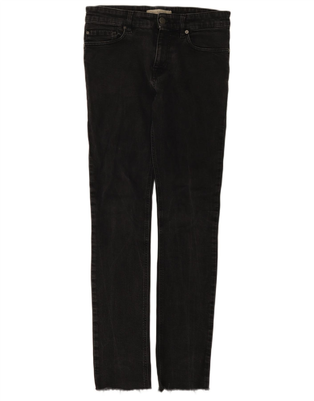 Damskie jeansy Calvin Klein W32 L34 Czarne bawełniane