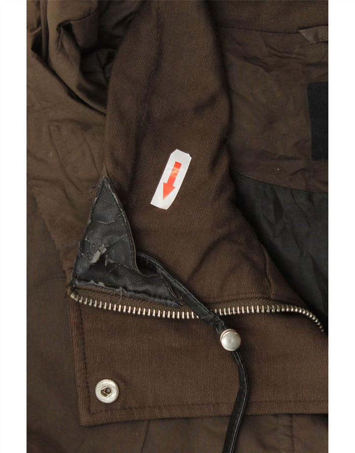 Damska kurtka typu parka oversize z kapturem Zara UK 10 Small Khaki