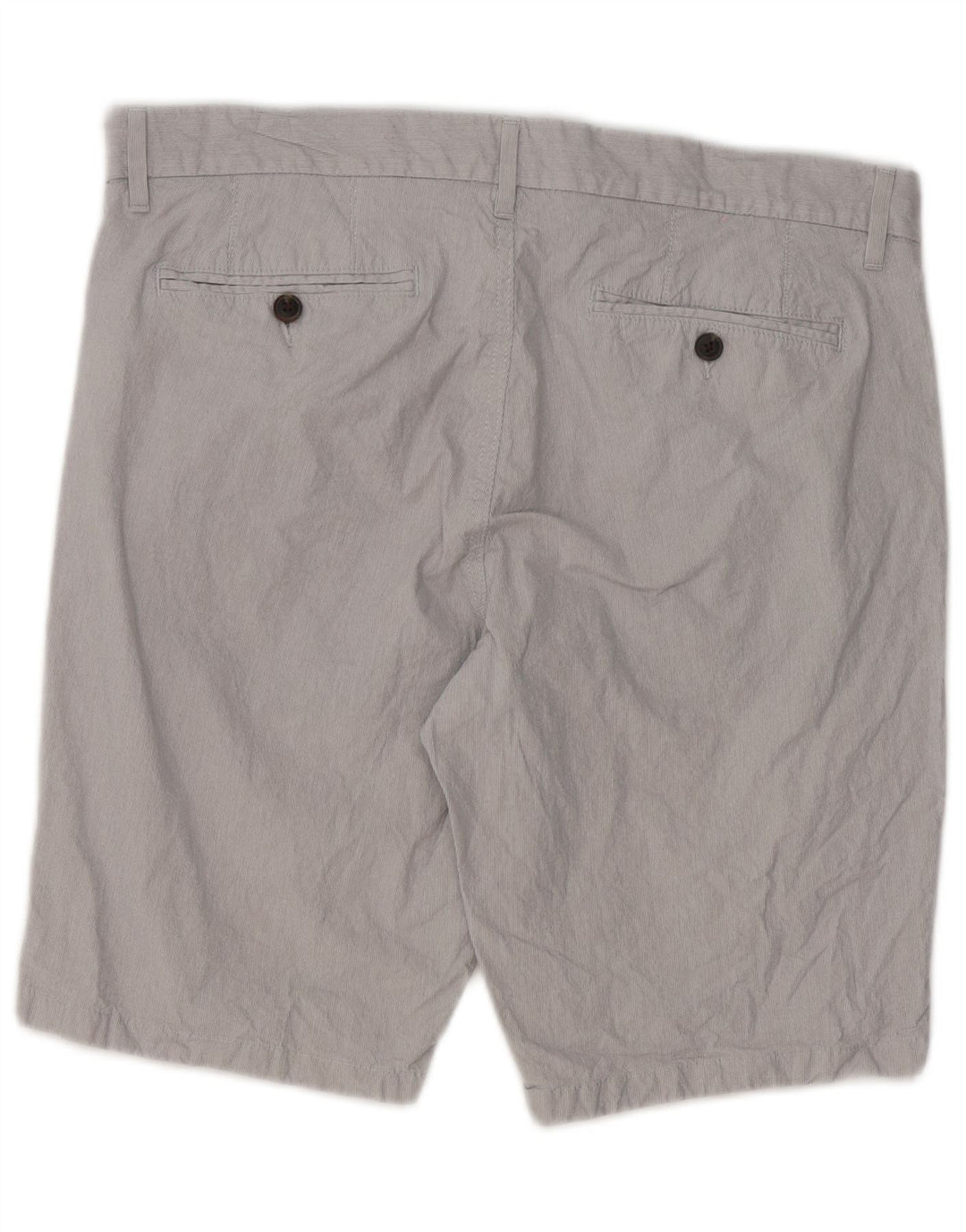 Męskie spodenki Chino Marks & Spencer W34, duże, szare, bawełniane w prążki