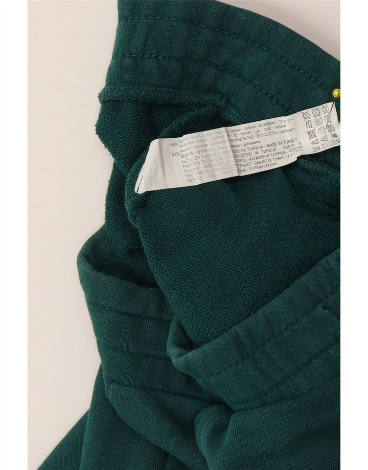 Męskie spodnie dresowe Zara Joggers Small, zielone, bawełniane