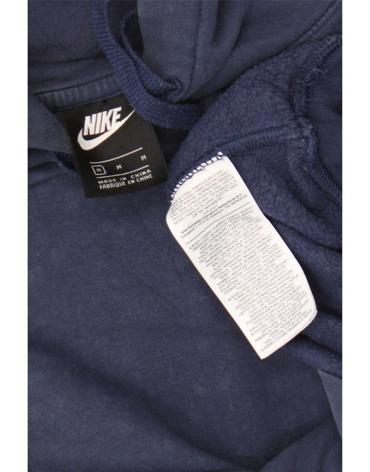 Męski sweter z kapturem Nike, średni granatowy, bawełniany Fair Isle