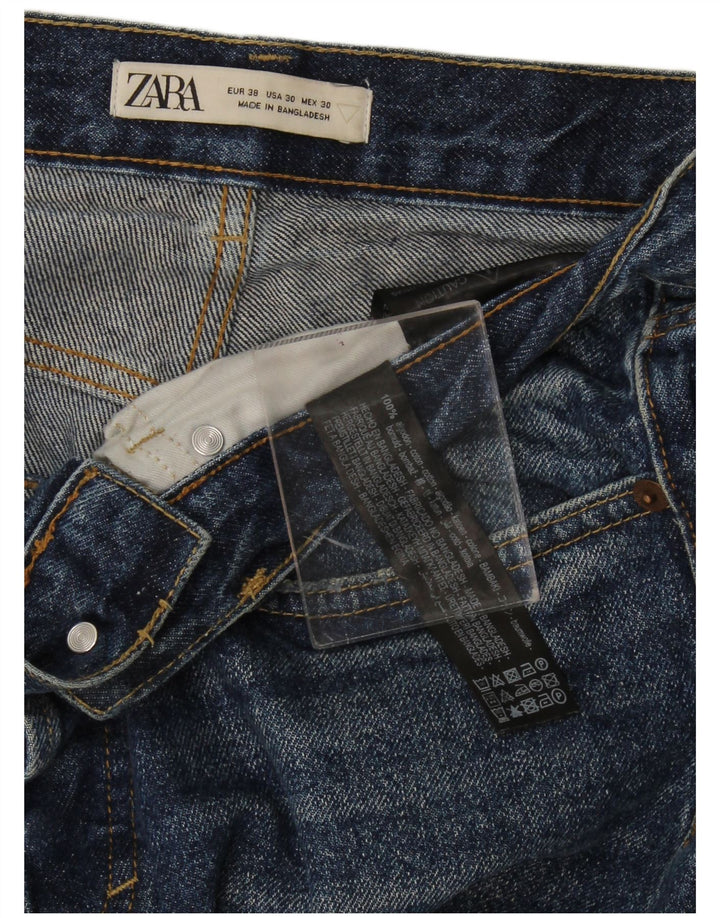 Dżinsy damskie Zara EU 38 Small W30 L26 Niebieskie bawełniane