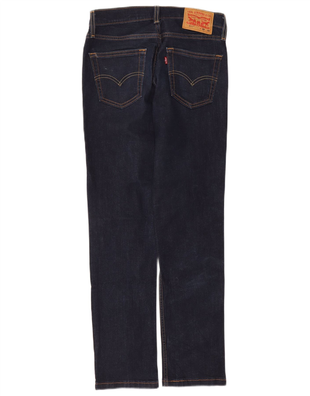 Damskie jeansy LEVI'S 511 Slim W29 L30 Granatowa bawełna