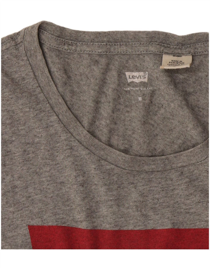 Damska koszulka z grafiką Levi's Top UK 14 Medium Grey Flecked
