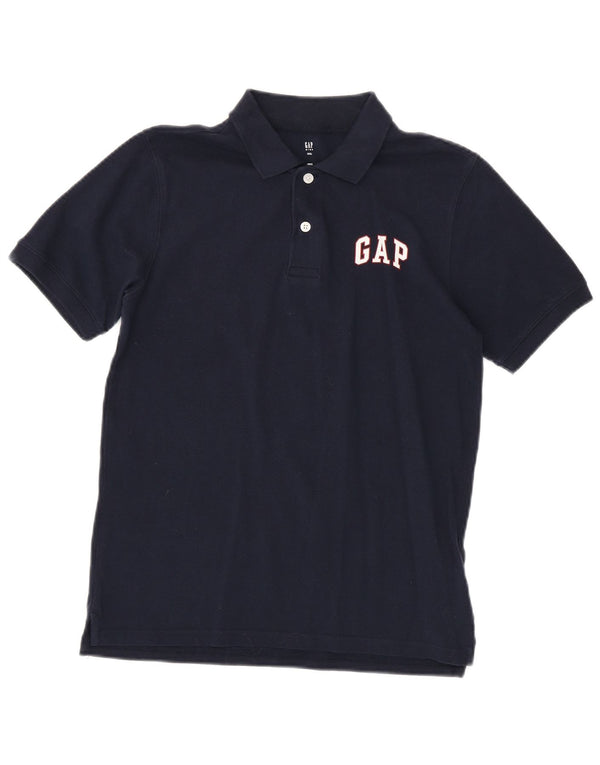 GAP Boys Polo Shirt 13-14 Years 2XL  Navy Blue Cotton