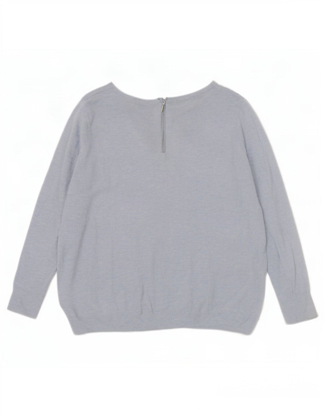 Marks & Spencer Damski sweter oversize z dekoltem w łódkę, UK 10, mały, niebieski