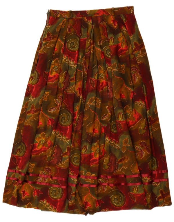 ORIGINAL ALPEN TRACHTEN Damska spódnica w kształcie litery A EU 38 Medium W26 Burgund