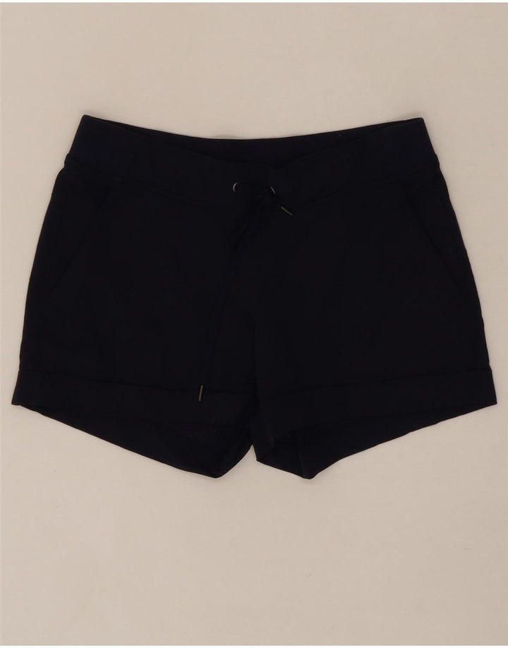 ATHLETA Womens Sport Shorts UK 10 Small  Navy Blue Polyester Vintage Athleta and Second-Hand Athleta from Messina Hembry 