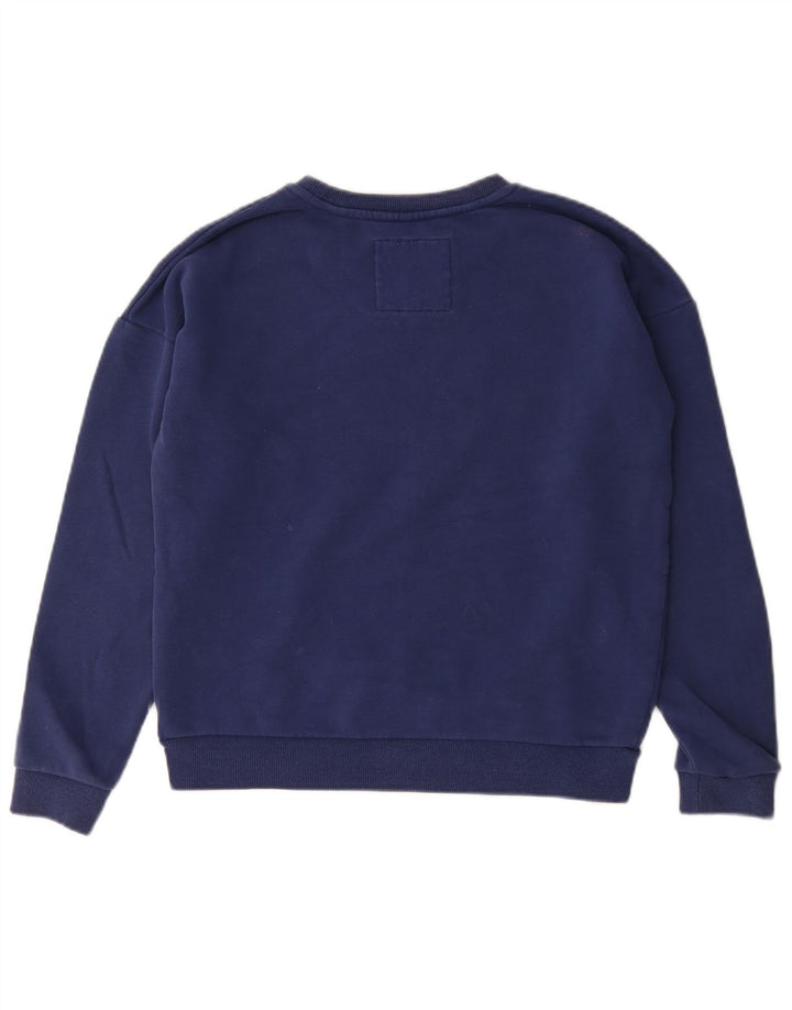 Damski sweter oversize Superdry Graphic UK 12, średni granatowy