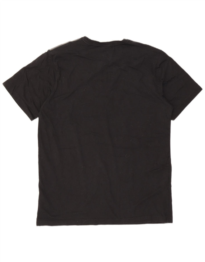 T-shirt męski Nike, duży, czarny, bawełniany z blokami kolorów
