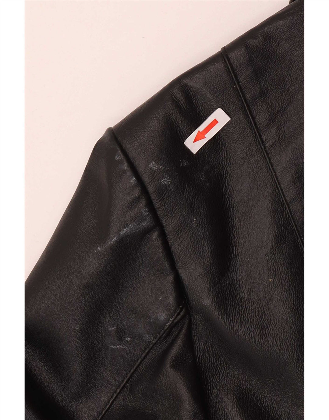 Vintage damska kurtka skórzana IT 48 XL czarna