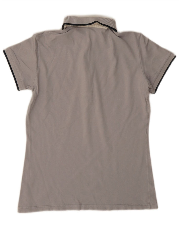 Damska koszulka polo Fred Perry UK 14, duża, szara