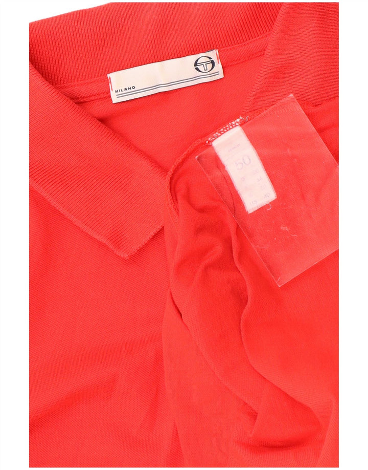 Męska koszulka polo SERGIO TACCHINI Milano IT 50, średnia czerwień