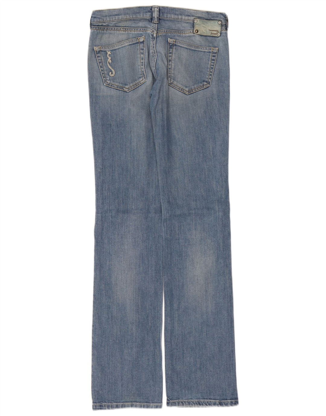 Damskie jeansy Diesel Doozy Straight W27 L34 Niebieskie bawełniane