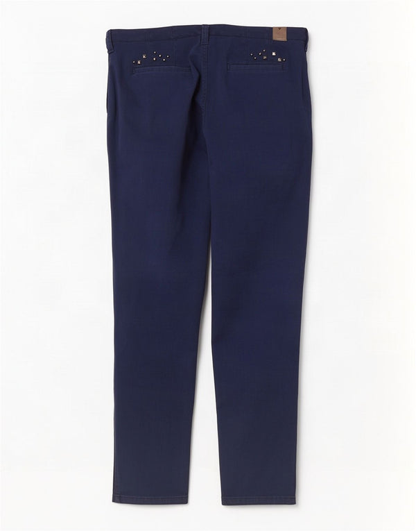 Damskie spodnie Chino Guess W30 L29 Granatowe, bawełniane