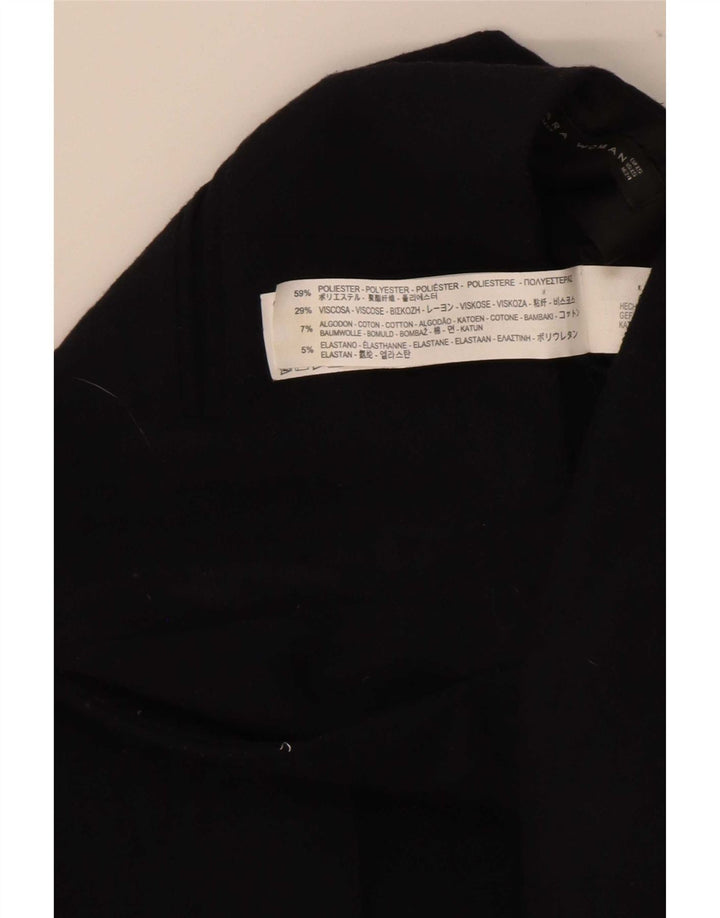 Damskie spodnie garniturowe Zara XS W25 L27 Czarny poliester