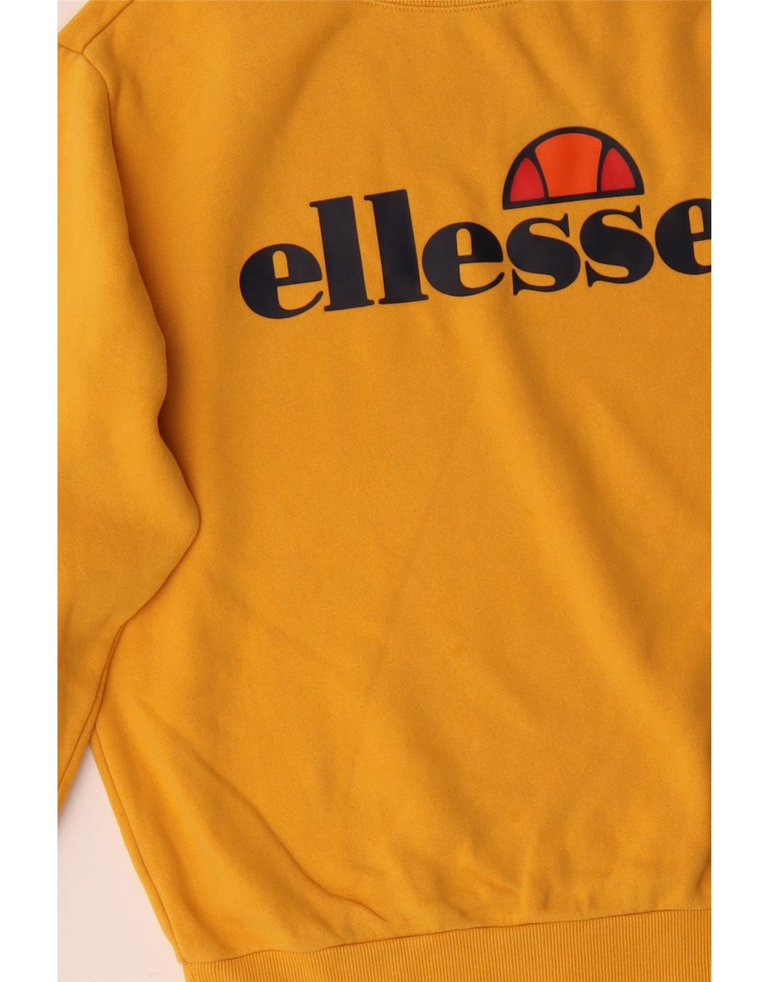 Damski sweter oversize ELLESSE z grafiką UK 12, średni żółty