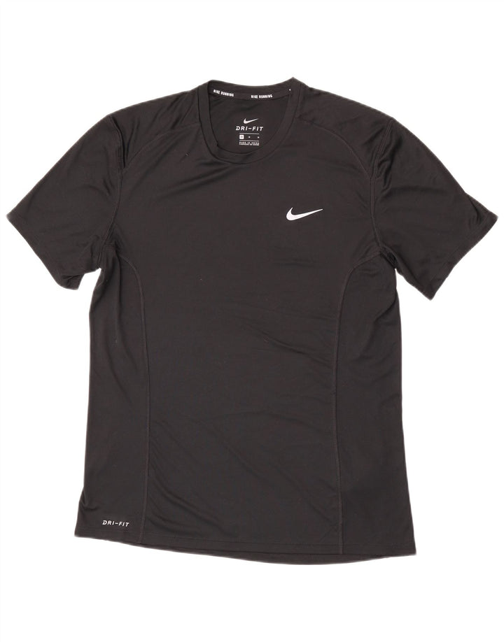Męski T-shirt NIKE Dri Fit, średni czarny poliester