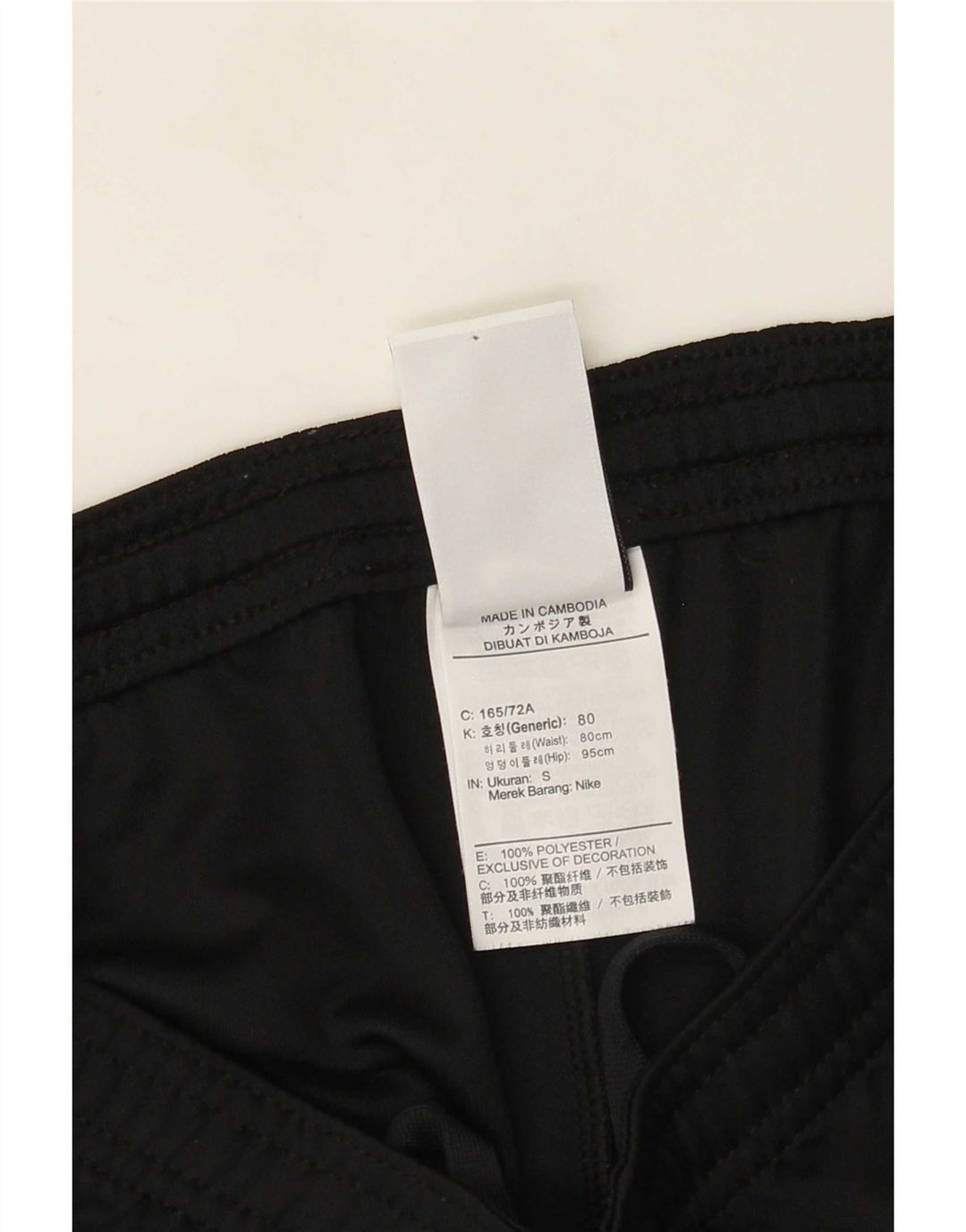 Męskie spodenki sportowe Nike Dri Fit, mały czarny, poliestrowy blok kolorów