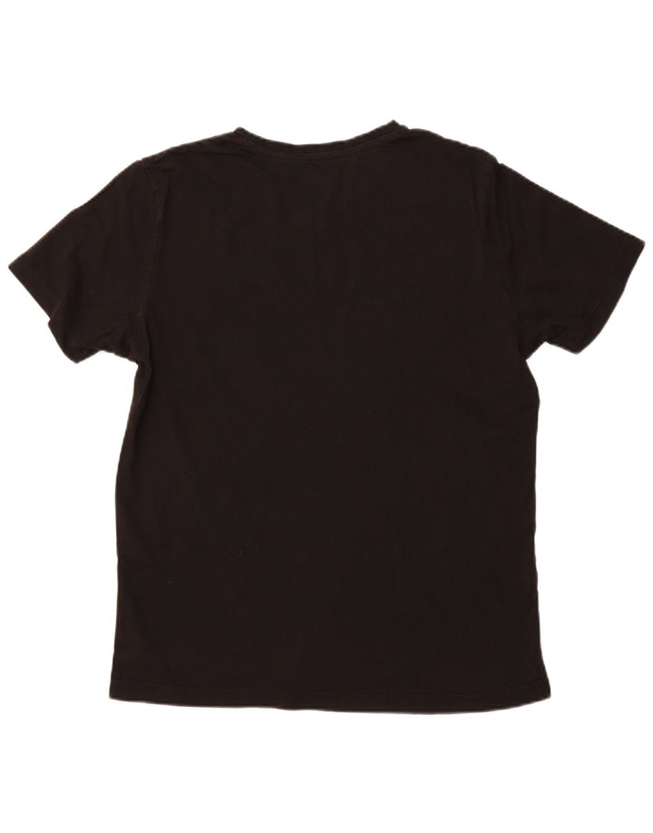 Męski T-shirt z grafiką PUMA, duży, czarny, bawełniany