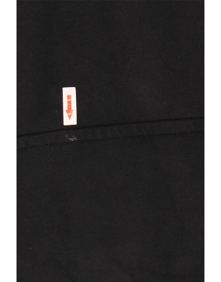 Męski sweter oversize z kapturem Nike, mały, czarny, bawełniany