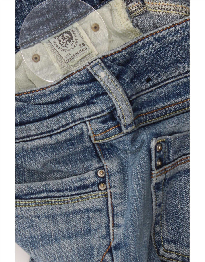 Damskie jeansy Bootcut Diesel W28 L28 Niebieskie bawełniane