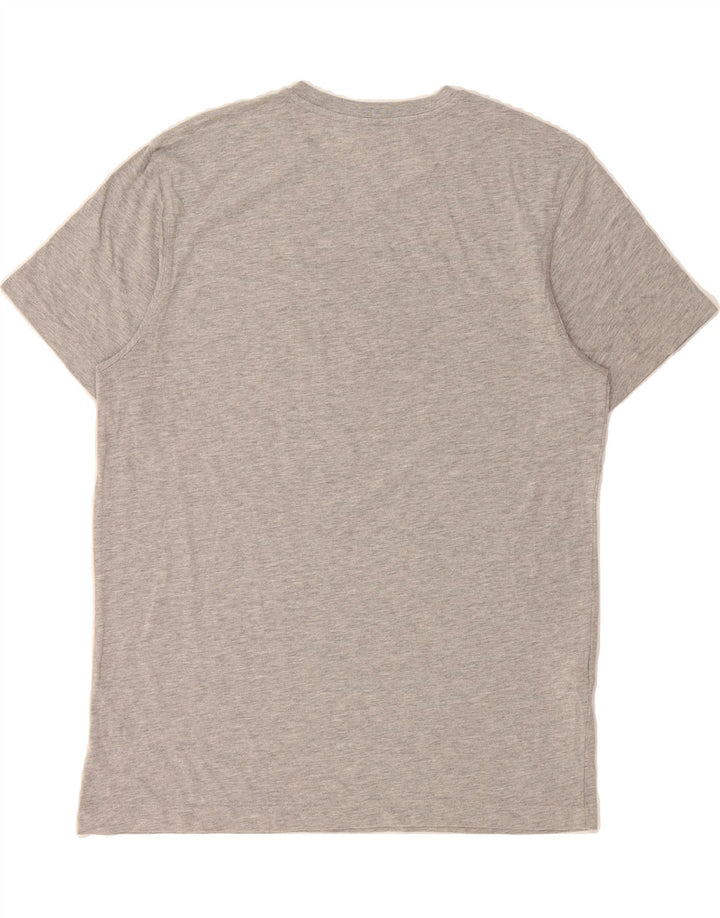 EDDIE BAUER Mens Graphic T-Shirt Top Medium Grey Cotton Vintage Eddie Bauer and Second-Hand Eddie Bauer from Messina Hembry 