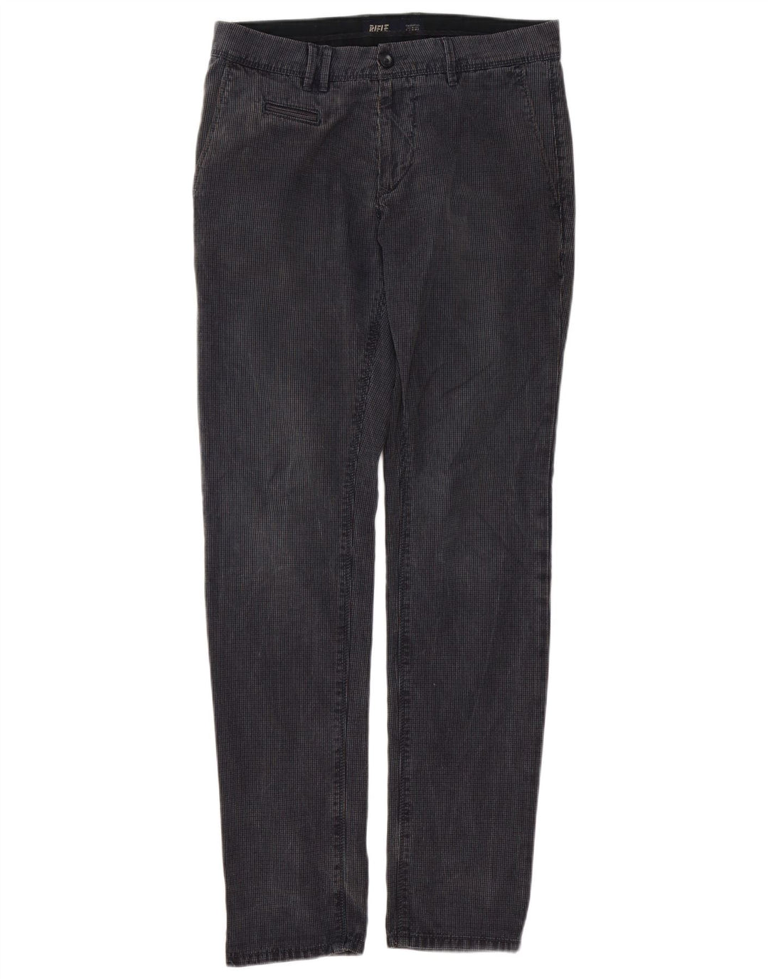 Spodnie męskie Rifle Slim Chino W32 L33 Granatowa kratka