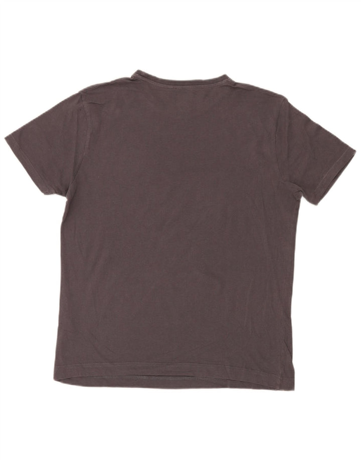 Męski T-shirt z grafiką Dack's Top, średnioszary, bawełniany