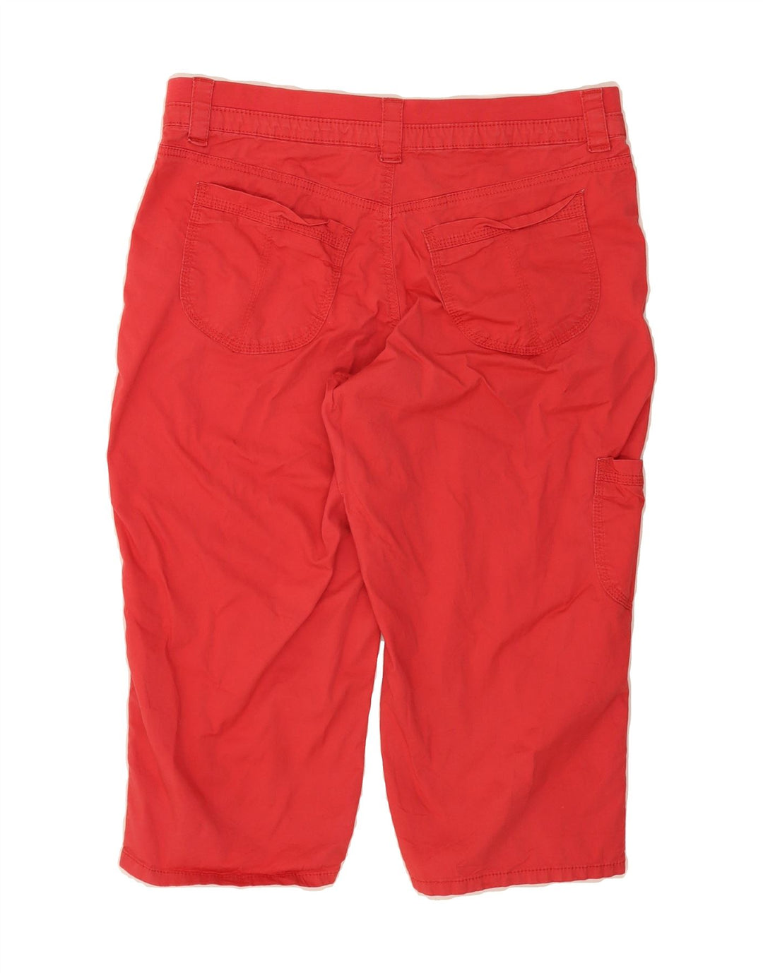 LEE Womens Skimmer Mid Rise Bermuda Cargo Shorts US 12 Large W36  Red Vintage Lee and Second-Hand Lee from Messina Hembry 