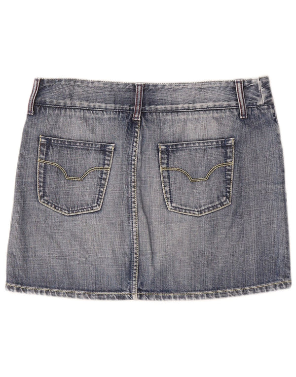 Spódnica damska Benetton Mini Denim IT 44 Medium W32 Niebieska bawełna