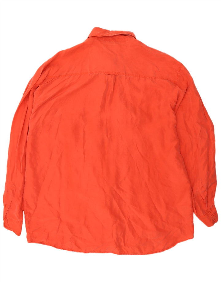 Koszula męska Vintage XL, pomarańczowy jedwab
