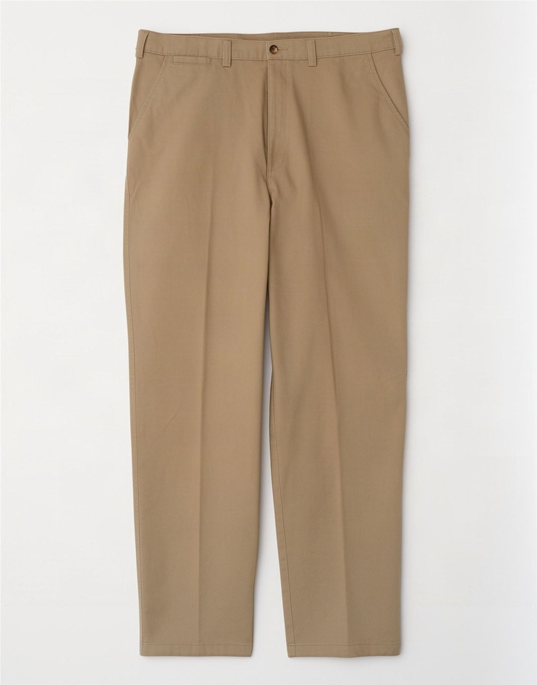 Męskie proste spodnie Chino Cotton Traders W38 L31 Beżowe