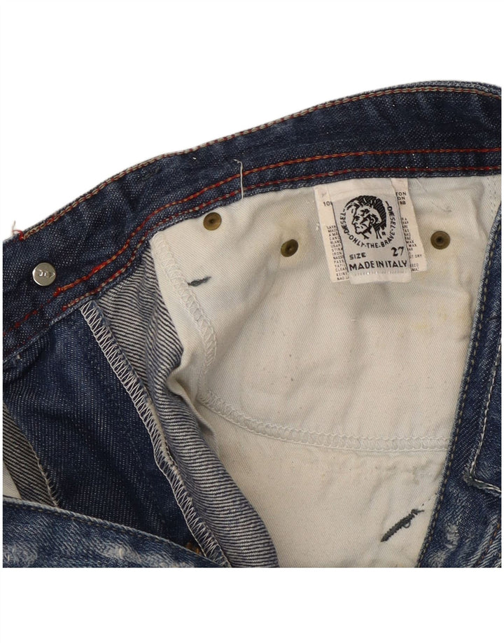 Damskie jeansy Diesel w trudnej sytuacji Bootcut W27 L34 Niebieskie bawełniane