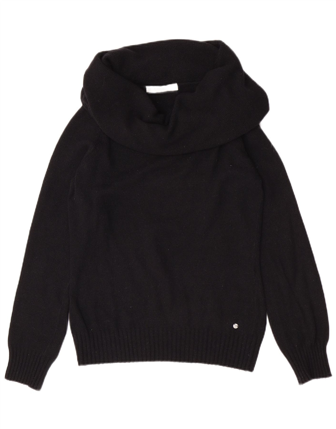 Damski sweter z golfem North Sails UK 8 Small Black Angora