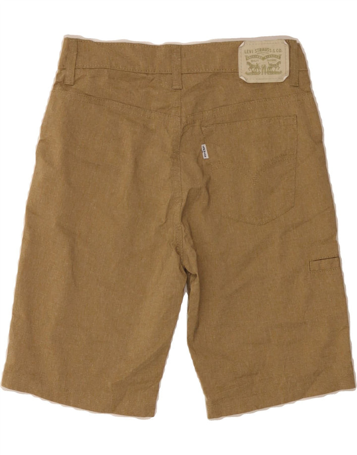 LEVI'S Boys 511 Slim Chino Shorts 13-14 Years W27 Beige Polyester Vintage Levi's and Second-Hand Levi's from Messina Hembry 