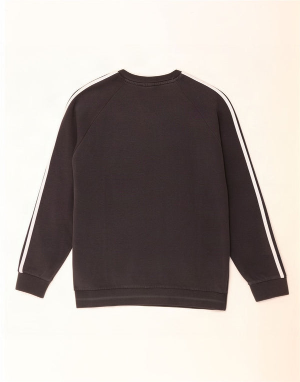 Adidas Męska Bluza Sweter Średni Czarny Bawełna