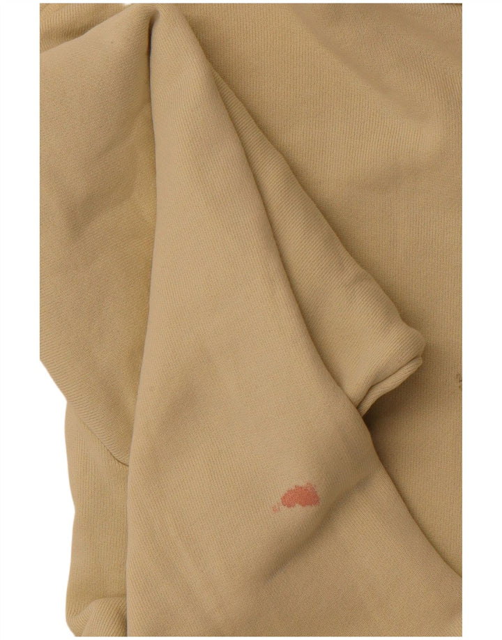 Męski sweter z kapturem ADIDAS z grafiką, średni żółty, bawełniany