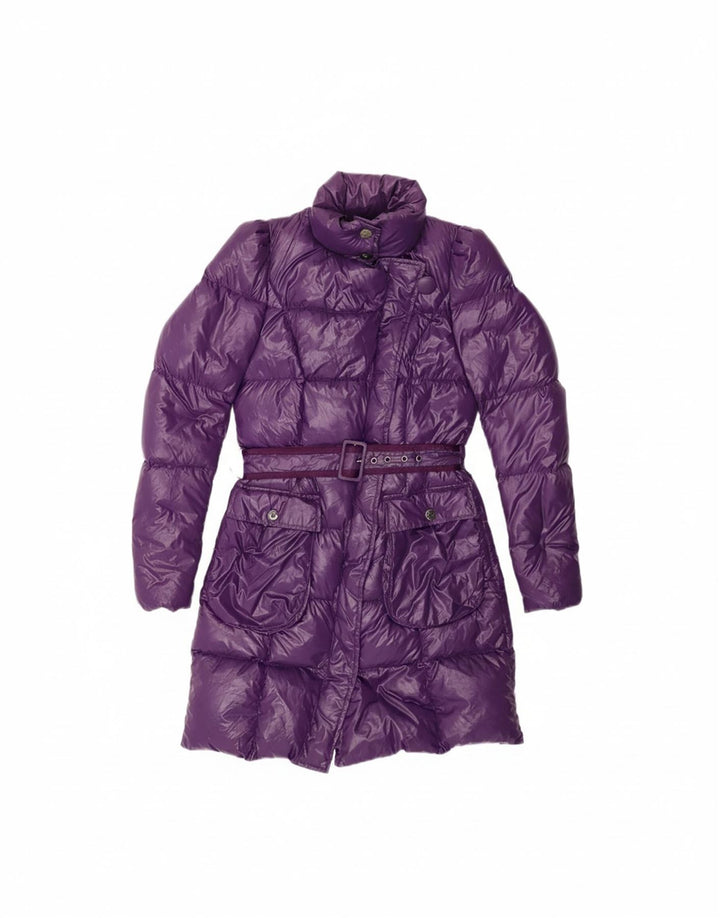 ROCCOBAROCCO Womens Padded Coat IT 38 XS Purple Nylon Vintage Roccobarocco and Second-Hand Roccobarocco from Messina Hembry 