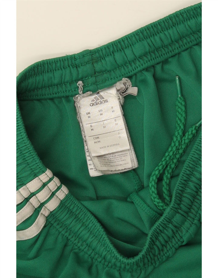 Męskie spodenki sportowe ADIDAS Climalite, średni zielony poliester
