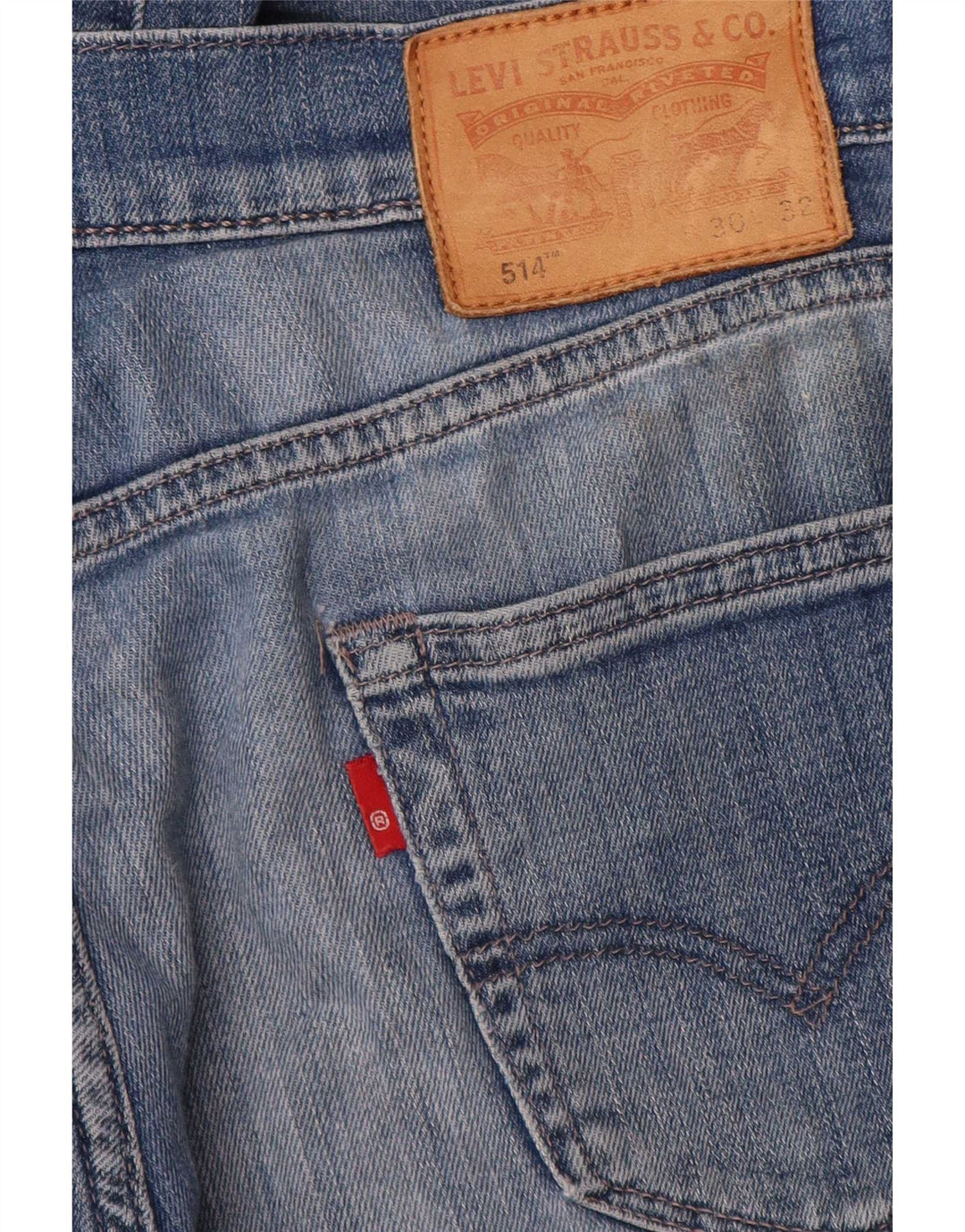 Męskie jeansy Levi's 514 Straight W30 L32 Niebieskie