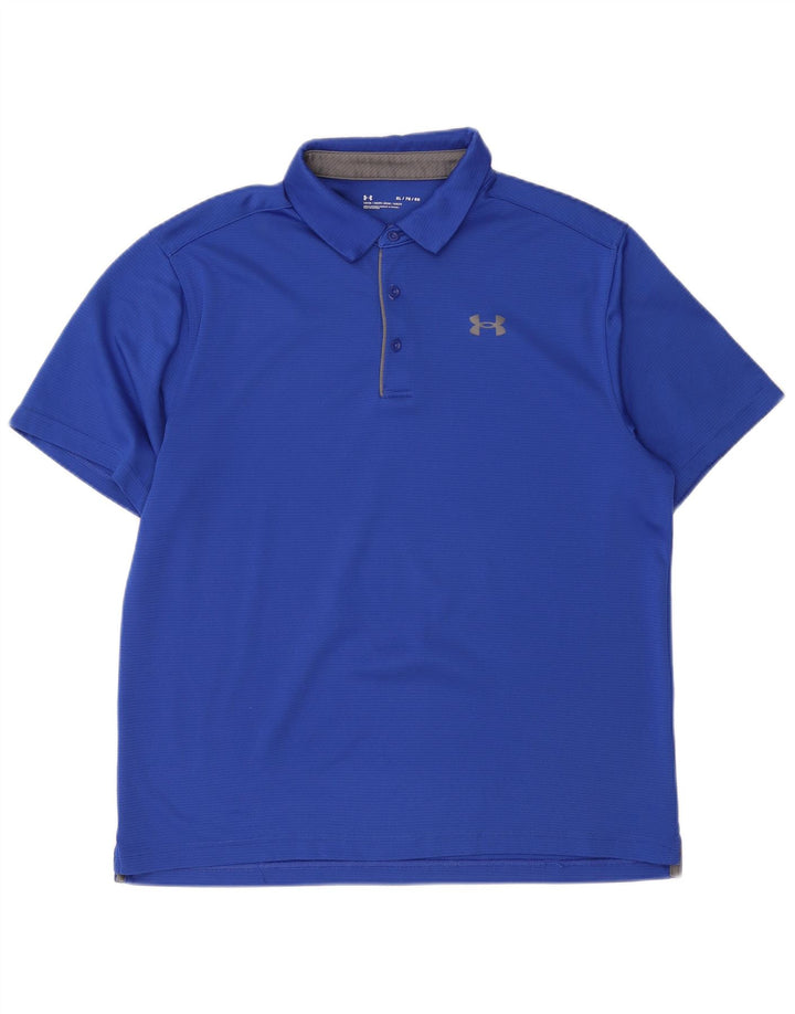 Męska koszulka polo XL Under Armour w kolorze niebieskim